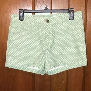 Gap Green Summer Print Shorts Size 02R